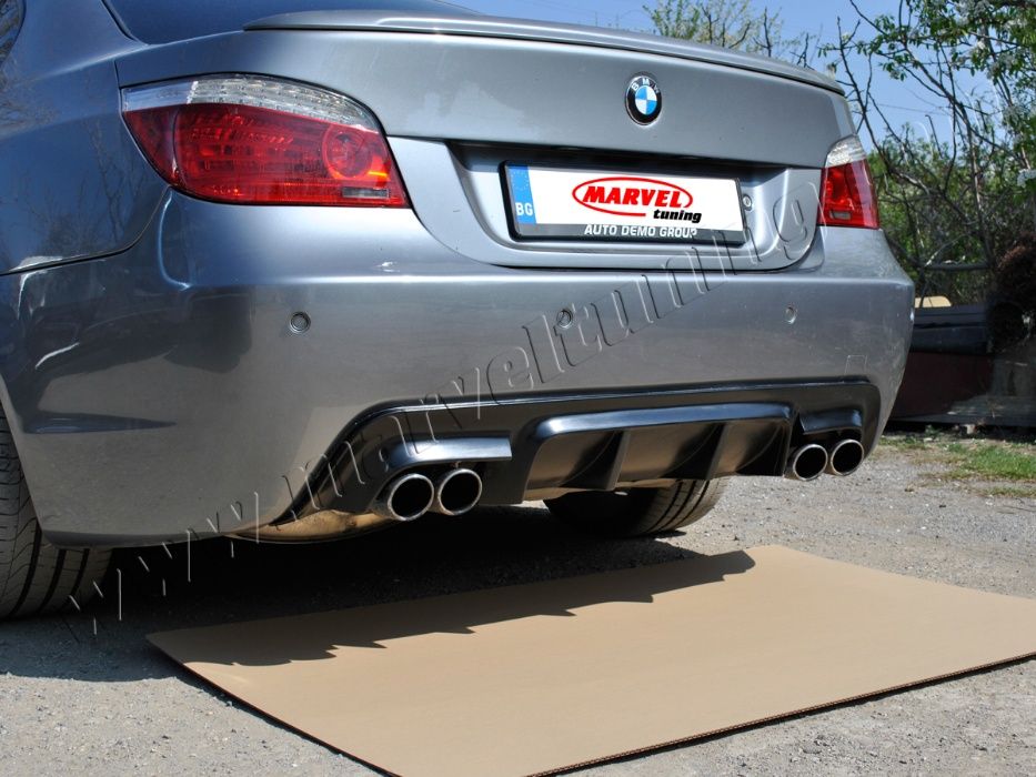 Дифузьор за задна броня за BMW E60 M TECH / БМВ Е60 Мтех № 020714