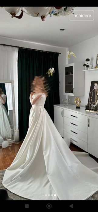 Rochie mireasa doi in unu