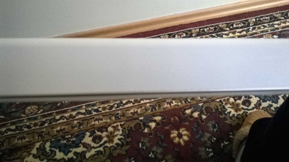 Алуминиева гръцка вертикална лайсна за кухненски плот -3.10 m-28 lv