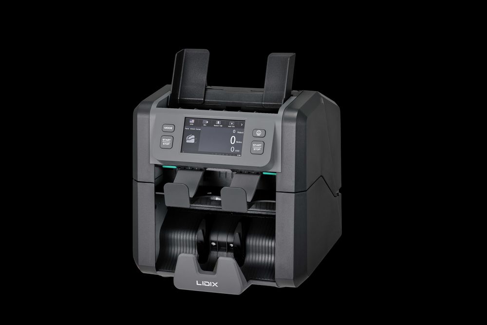 Двух-карманный сортировщик банкнот Lidix JL-2V банковская (Юж.Корея)