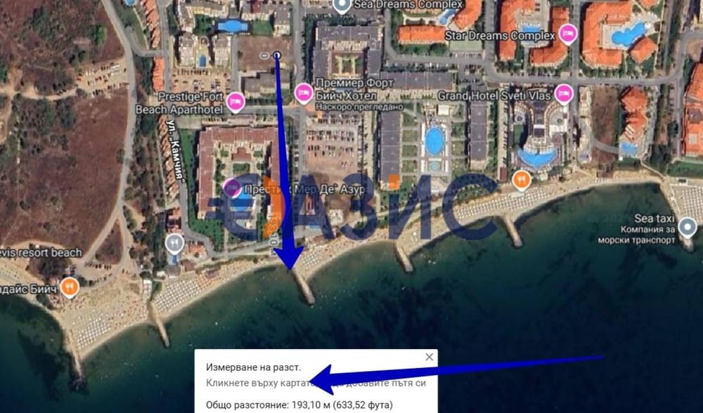 Напълно обзаведен апартамент с 1 спалня В нов комплекс "Премиер Форт Суитс", 58.69 кв. м, #34079308