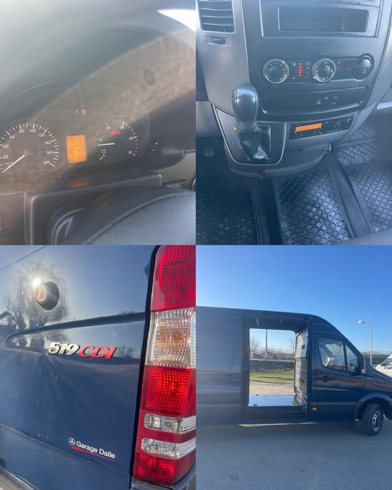Mercedes Sprinter 519 XXL 12.2010 Automat 3.5T cat.B Clima  E5 V6 CDI
