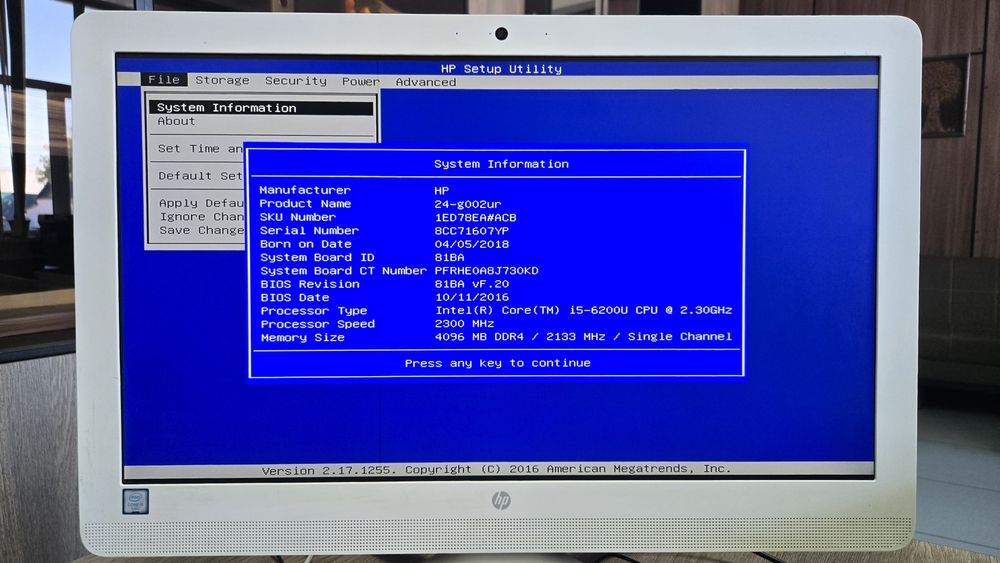 Моноблок HP All-in-One 24-g002ur - б/у