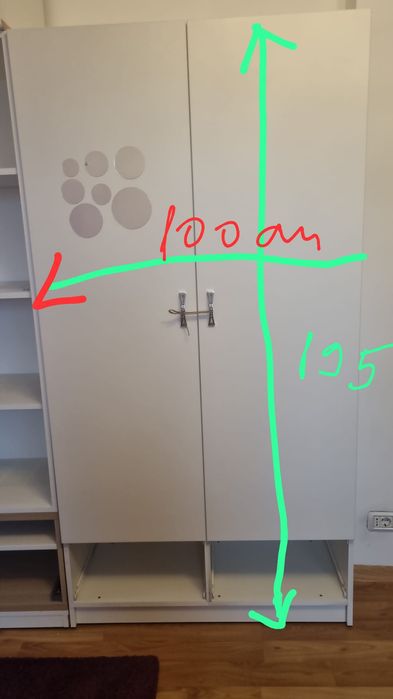 Set mobila de dormitor alba