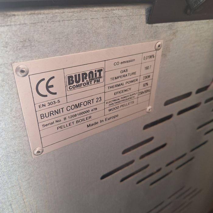 Пелетна камина Burnit Comfort 23kW