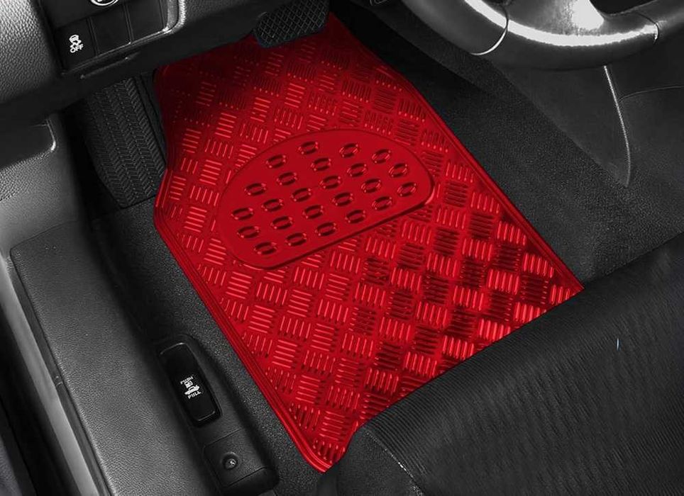 Универсални стелки с метален ефект - Червени, 4 броя.