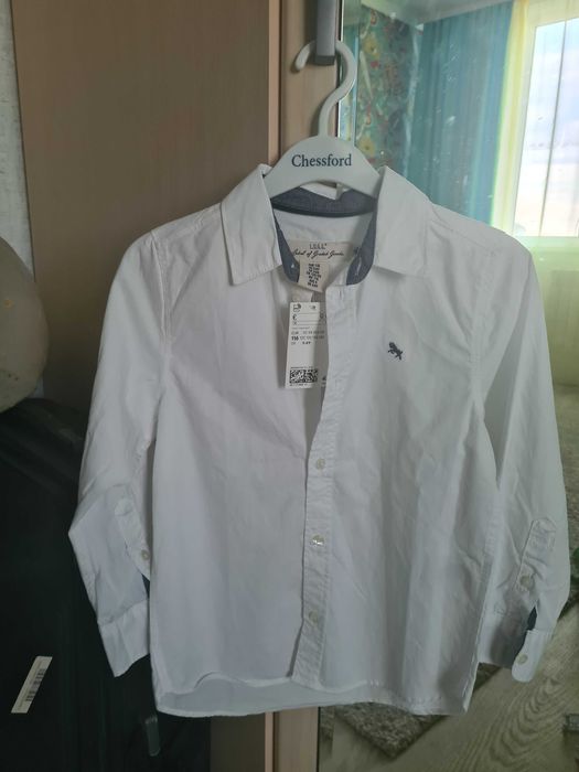 Рубашка белая школьная на мальчика