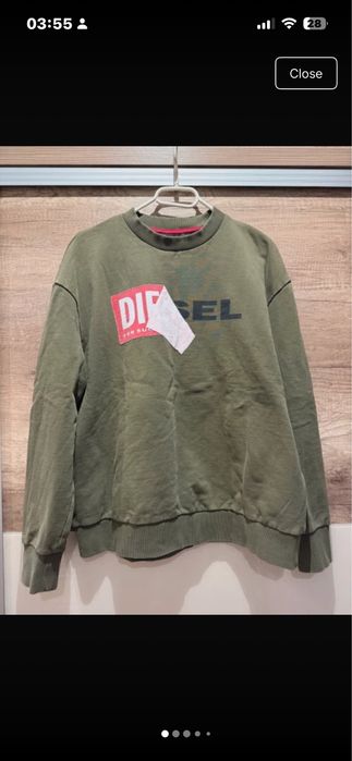 Bluza originala diesel marime s fit m unisex