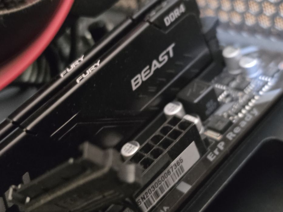 Sistem Ryzen 5600x, 32gb DDR4 3600mhz cl18 Kingston Fury Beast