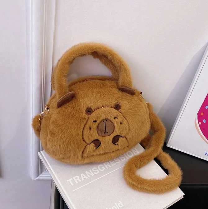 Плюшена играчка чанта Капибара Capybara