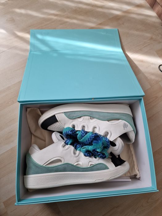 Lanvin Curbe white and blue