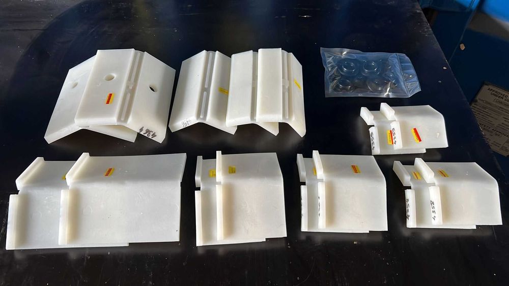 Patine de uzura telescopare brate macara Hiab 195-5