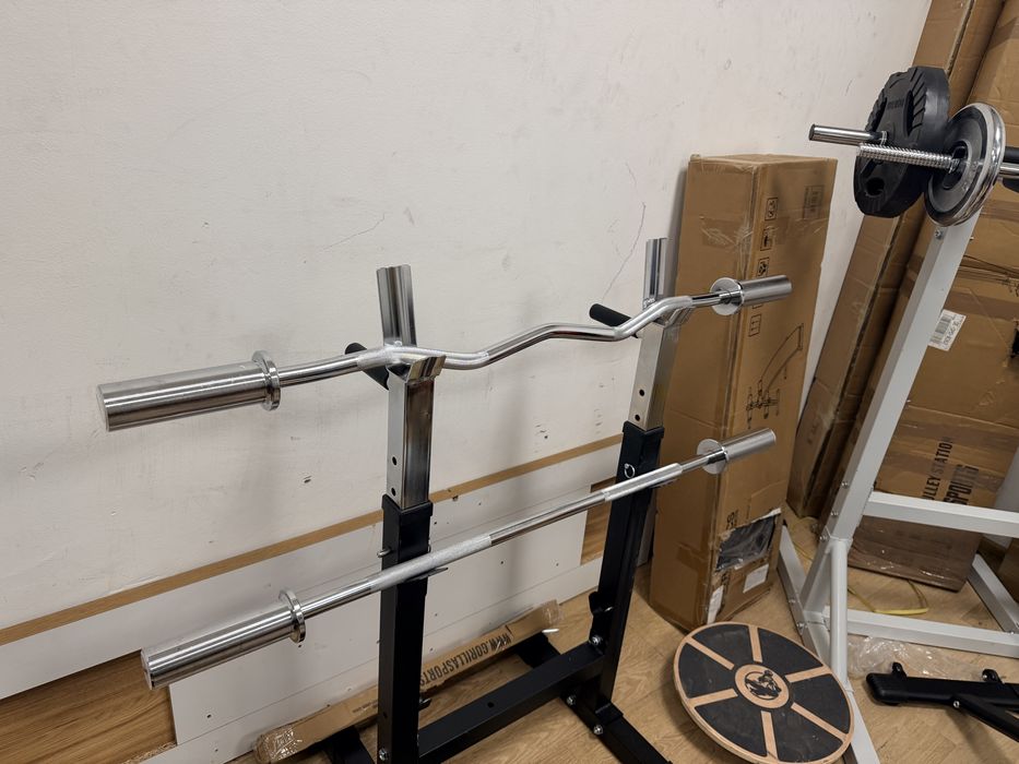 Bara olimpica z ez si para dreapta biceps triceps umeri pret promo