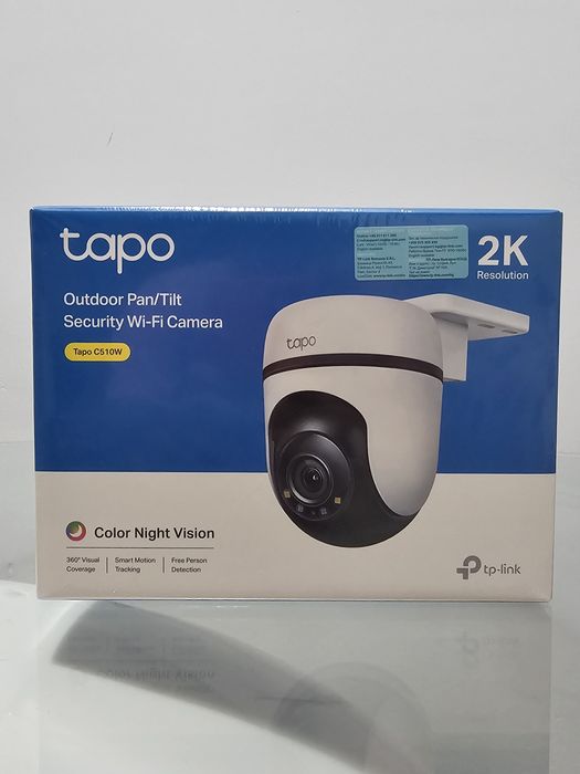 Tapo outdoor 2K Wi-Fi – Sigilată, Rezistentă la Intemperii