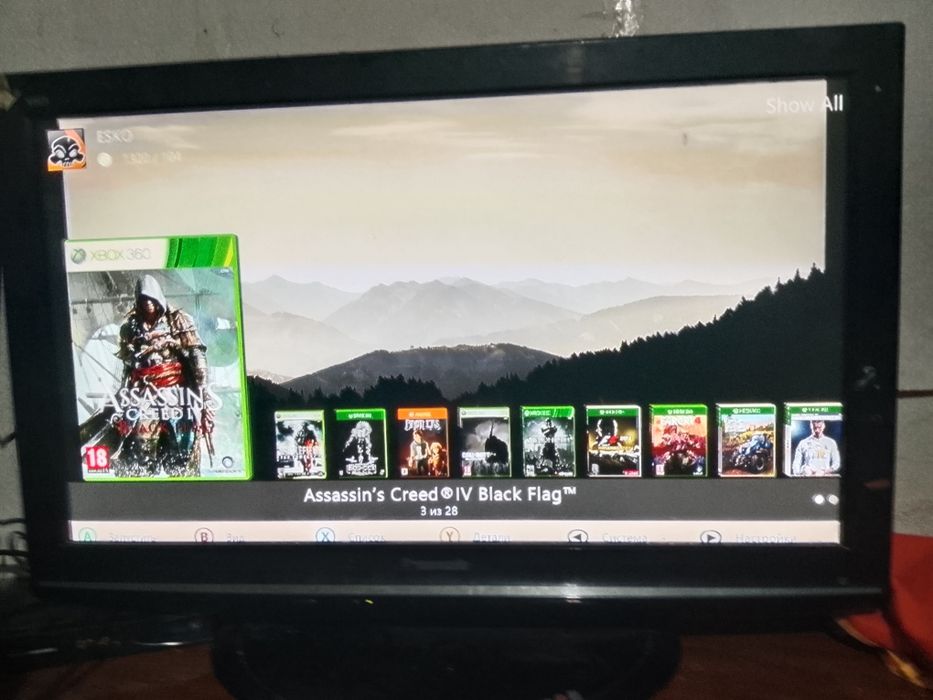 Xbox 360 прошитый на 250 гб