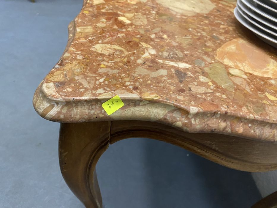 Маса с мраморен плот Франция стил Луи XV 1950