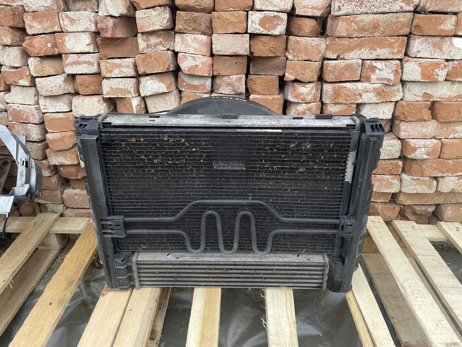 Ansamblu radiatoare apa/clima/electroventilator bmw e90 163 cp