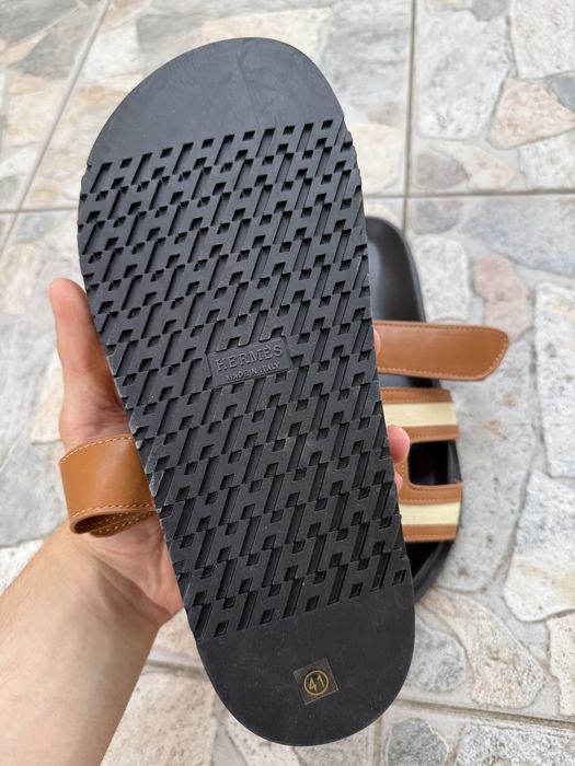 Slapi Hermes Piele Maro Model Nou 41