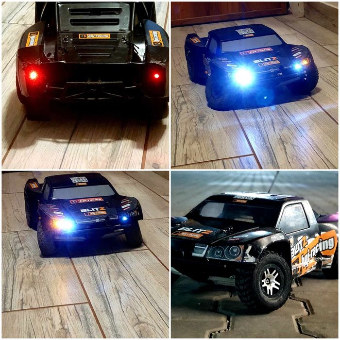 Automodel Hpi Blitz Flux 1/10 3s 4 baterii+ multe piese.