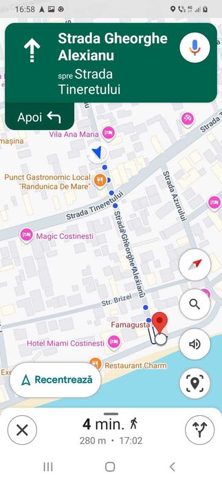 Casuta  Briza Marii - Costinesti  , din poarta se vede marea , rezervari 0745997301