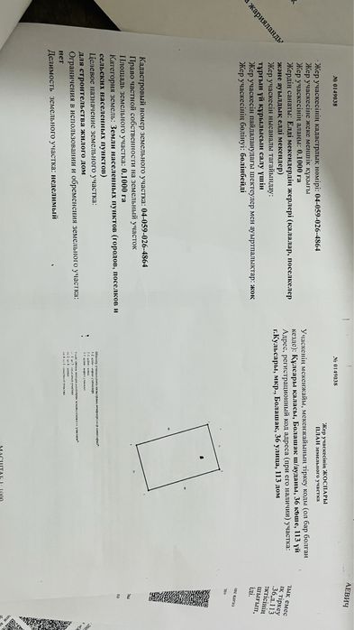 жер көлемі сатылады