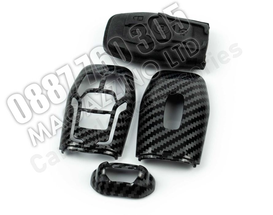 Карбонова Кутийка за Ключ Форд Калъф за Ключ Ford