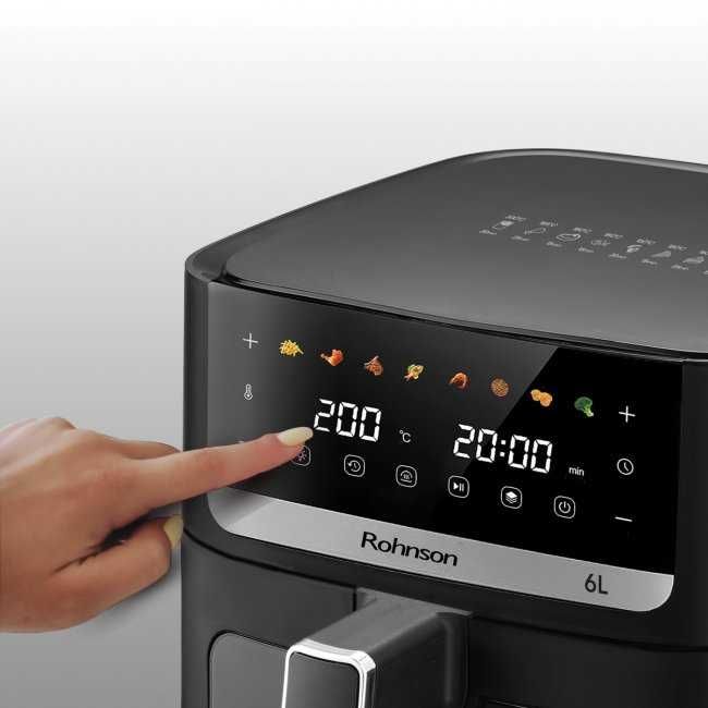 Нов фритюрник/Air Fryer Rohnson 6 литра R2883