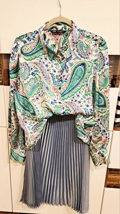 Camașa Zara femei,fusta H&M, imbracaminte femei