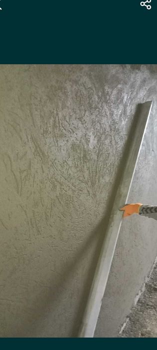 Штукатурка под маяк Стяжка