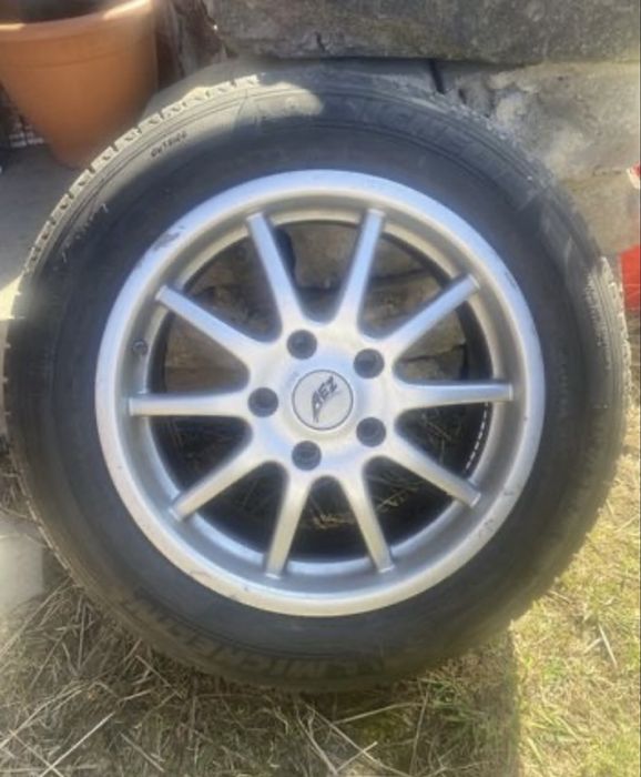 Set roti BMW 5x 120 cu anvelope vara