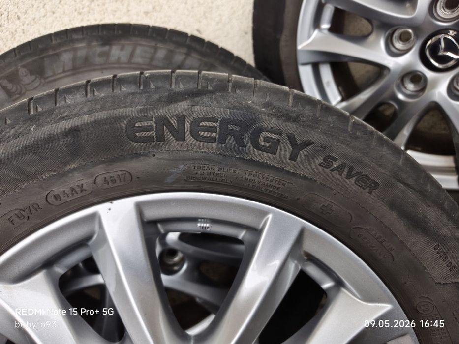 Алуминиеви джанти за MAZDA 16"+летни гуми Michelin