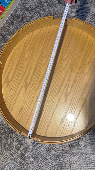 Masa de cafea din lemn si sticla