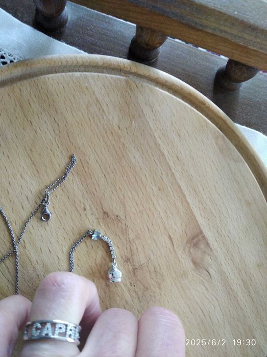 Fossil сребърни бижута, сребърен комплект Capri