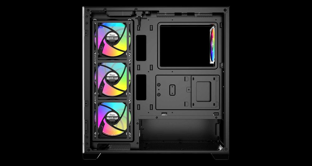 Корпус Ocypus Gamma C72 BK ARGB ATX/mATX/ITX 3xUSB