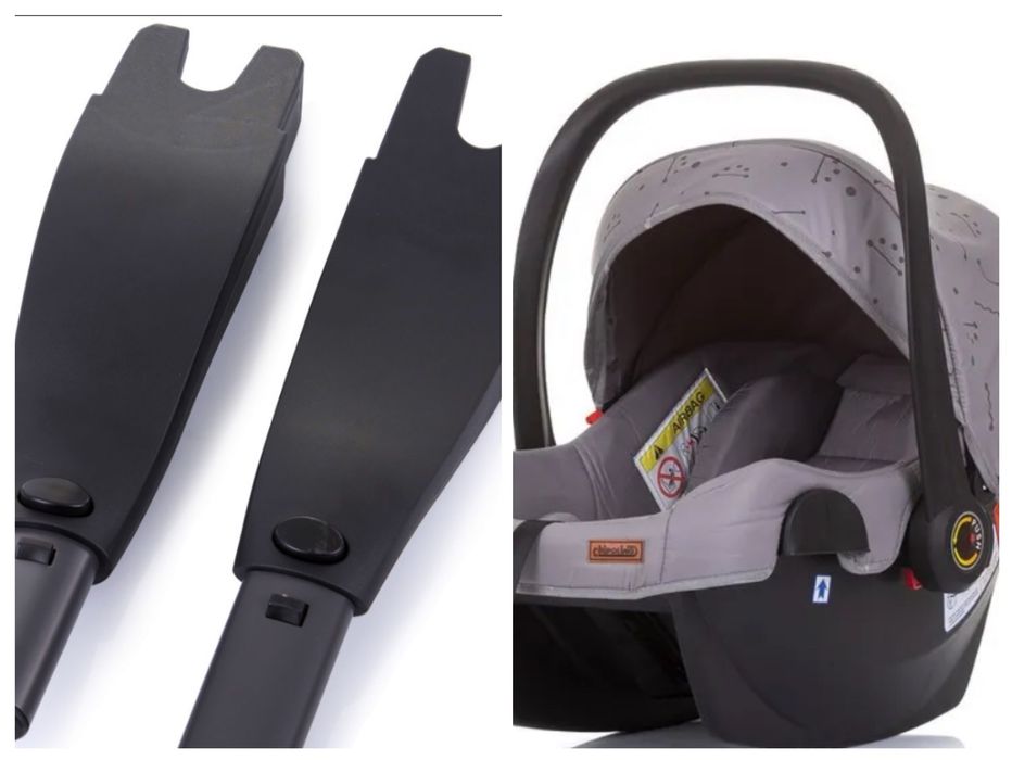 Количка за близнаци Chipolino duo smart