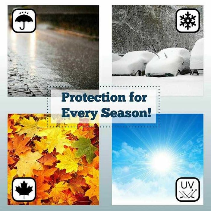 Предпазно покривало за предно стъкло на автомобил, 150 x 95см