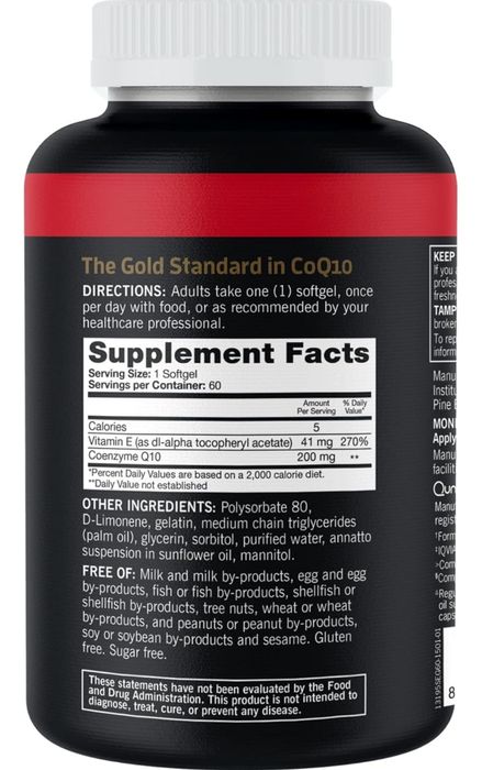 Коэнзим q10. 100 и 200 мг. Ферментированный для лучшего усвоения.