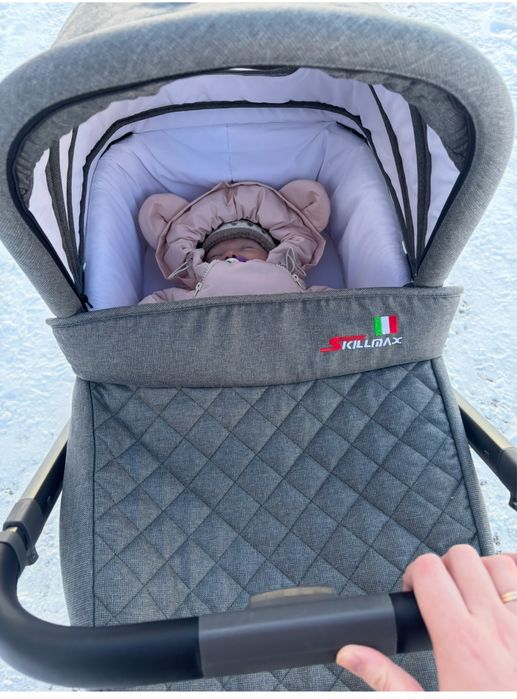 Продается детская коляска с лвумя люльками