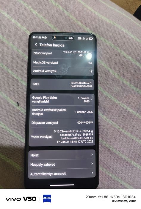 Honor X9c narxi 3 mlyon sõm kami bor kelishamiz