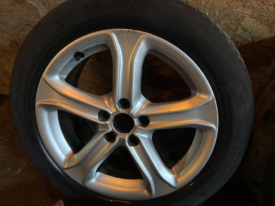 Jante + Cauciucuri  Audi A4 B8 din Aliaj 17 inch