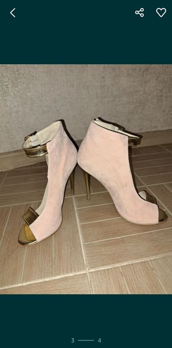 Женские туфли розовые