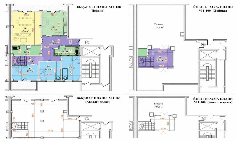 Продается пентхаус, ЖК City Life, ор-р: Piramit Tower, 188,55м²