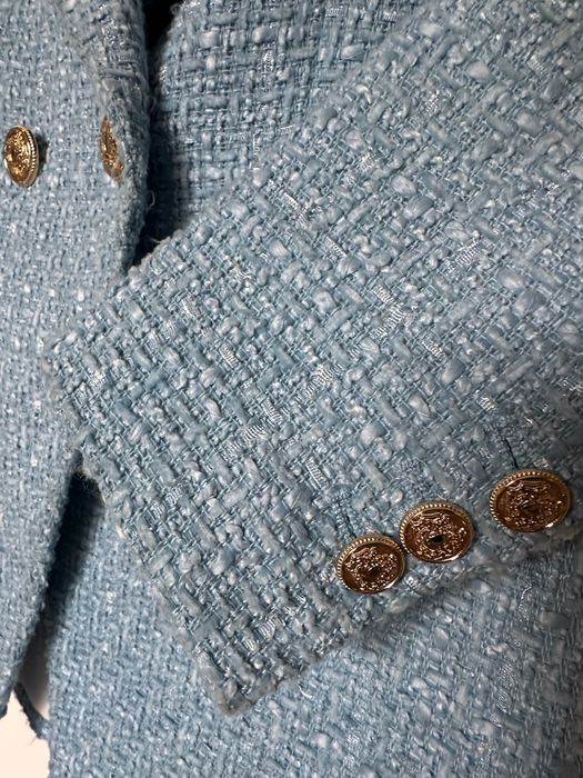 Zara сако светло/ бебешко синьо