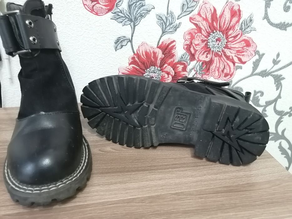 Ботинки зимние черные