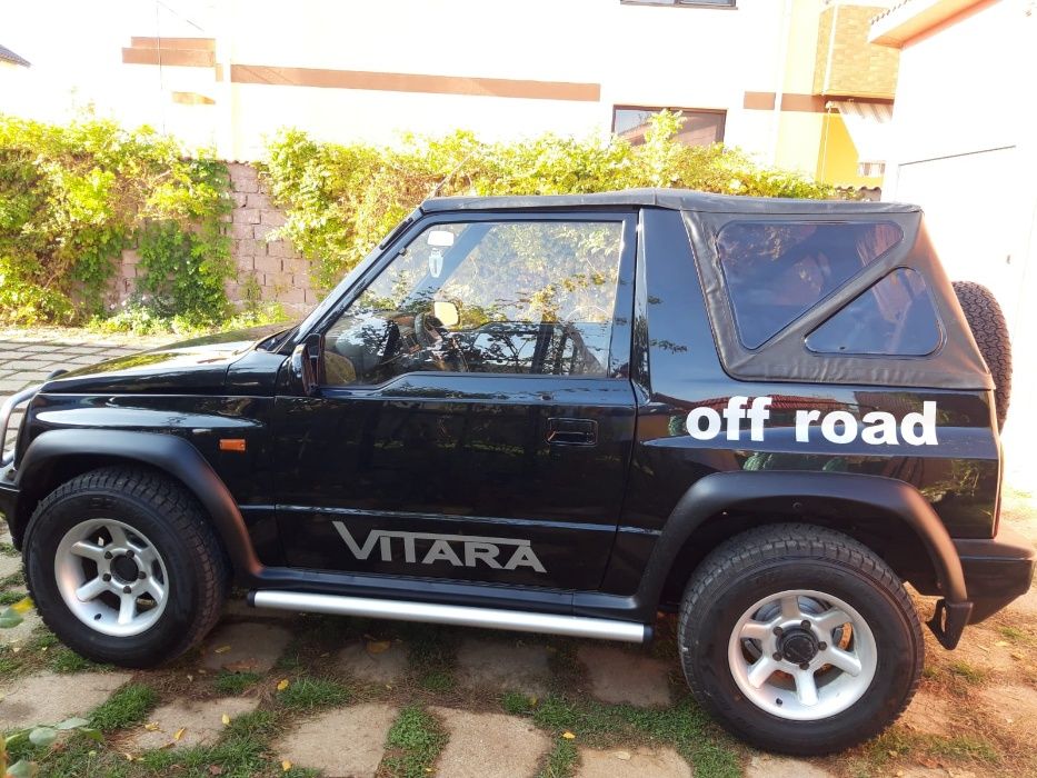 SOFT TOP SUZUKI VITARA - Prelata Suzuki culoare NEGRU / ALB Raptor4x4