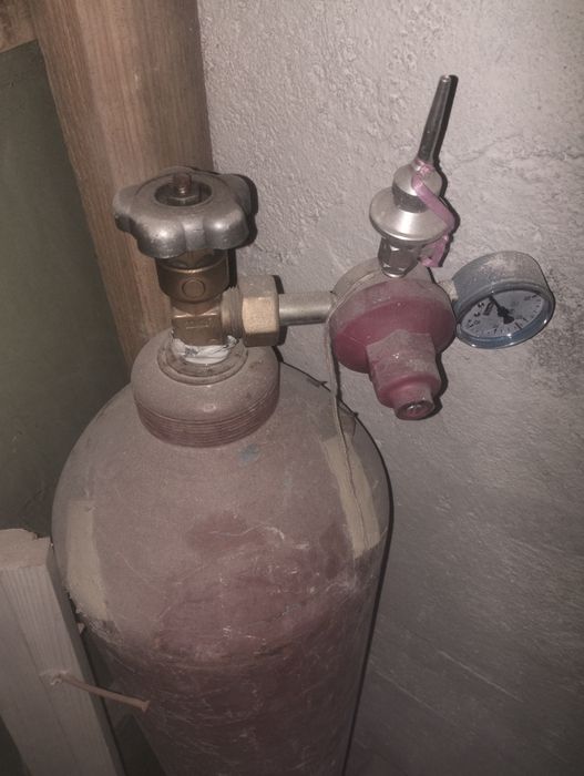 Гелевый баллон в хорошем состоянии