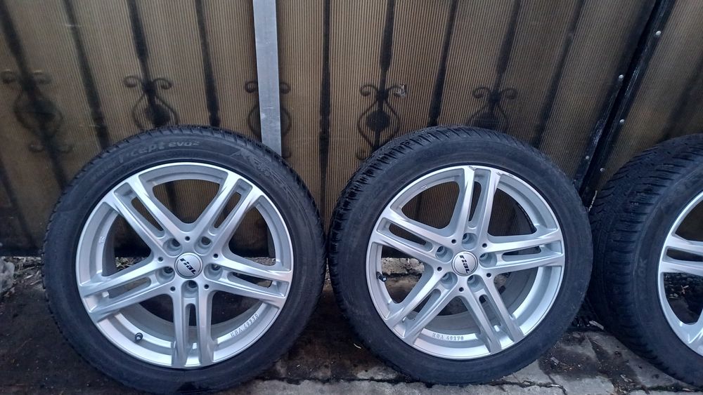Jante magneziu Rial vw,skoda cu cauciucuri 5x112 pe 17 Import Germania