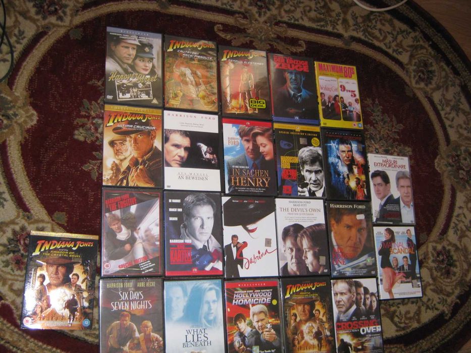 colectie harrison ford,jane fonda,sean connery,originale,unele sigilat