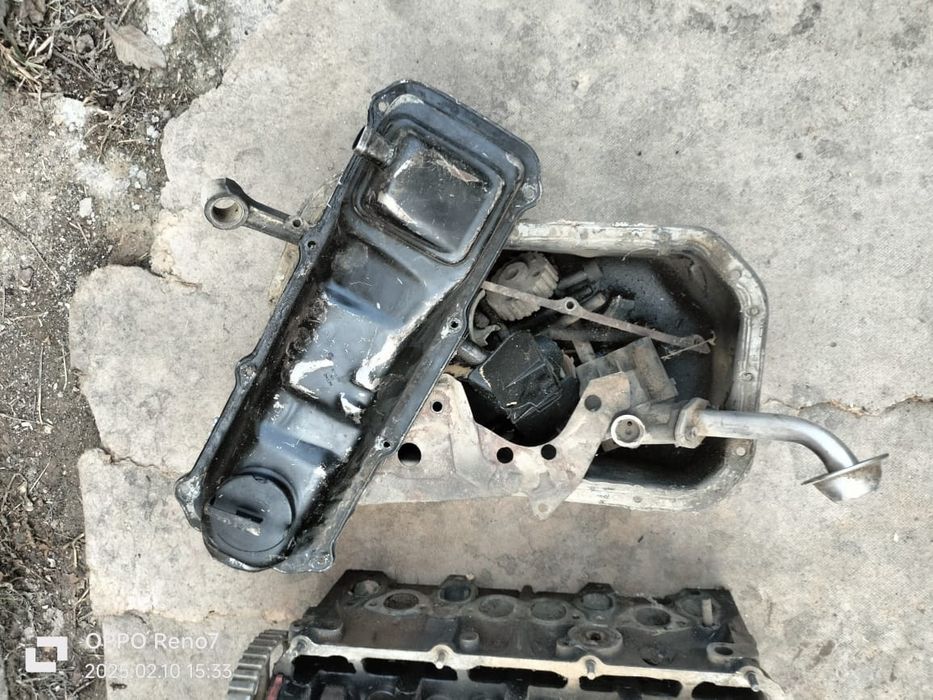 Блок цилиндра и вал