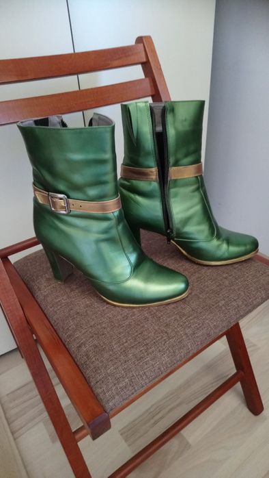 Borine verzi de piele naturala